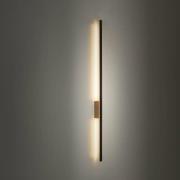 LED wandlamp Flash, zwart/pine, hoogte 108 cm 1-lamp