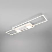 Albany LED plafondlamp, wit, 100 x 28 cm, aluminium, CCT, dimbaar