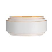 Wandlamp Sofia, wit, breedte 30 cm, aluminium, E14