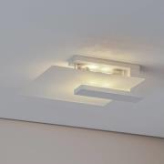 Envostar Peach Puff plafondlamp met glas, wit