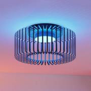 EGLO connect LED plafondlamp Ginestrone-Z, zwart, aluminium