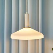 Hübsch Apollo hanglamp, zandkleurig, oranje, ijzer, glas