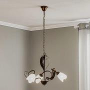 Hanglamp Sonia 3-lamps, brons