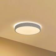 Lindby Smart LED plafondlamp Elmor Ø39cm grijs RGB CCT Tuya