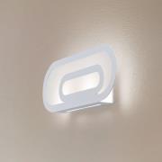 Euluna Elzear wandlamp, ovaal, wit