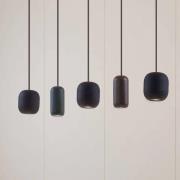 Lucande hanglamp Narion, zwart/kleurrijk, 5-lamps