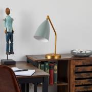 GUBI Gräshoppa tafellamp, blauw-grijs