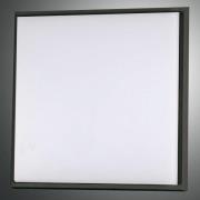 LED plafondlamp Desdy, 30x30 cm, IP54, zwart