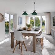 Kapitale hanglamp, groen, 2-lamps, Ø 46 cm, GX53