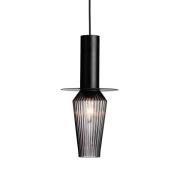 Harakiri hanglamp, zwart/rookgrijs
