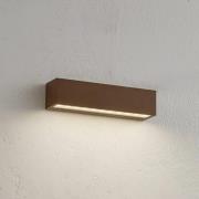 Lucande LED buiten wandlamp Lengo, 25 cm, brons, 1-lamp.