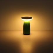 LED tafellamp op zonne-energie 36625, groen, metaal, 23 cm, dimbaar