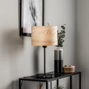 Veneer tafellamp kernhout essen Ø 25 cm