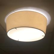 Bover LED plafondlamp Plafonet, Ø 60 cm, crèmekleurig