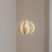 Hanglamp Newton, 1-lamp, zandkleurig, metaal