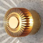 Bronskleurige LED-buitenwandlamp Monza