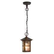 Buiten hanglamp Skiathos IP54 bruin