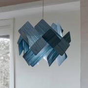 LZF Escape hanglamp, kabel zwart Ø 52cm blauw
