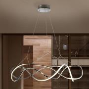 Hanglamp Molly, dimbaar, Ø 100 cm, chroom