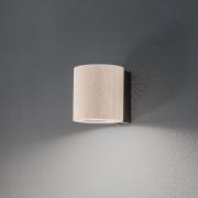 Wandlamp Eve, beukenhout, Ø 8 cm, GU10