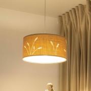 Boho Auris hanglamp, beige, Ø 40 cm, textiel