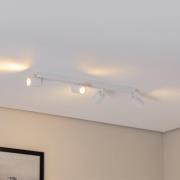 Plafondspot Top, wit, 83 cm, 4-lamps, metaal, GU10