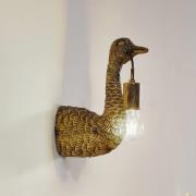 Lindby wandlamp Nirvathia, boeket, messingkleurig, metaal