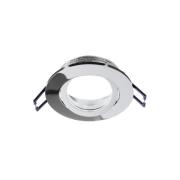 Samsola plafond inbouwlamp, glanzend zilver, Ø 8 cm, metaal