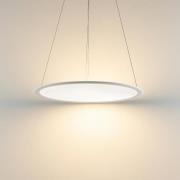 LED hanglamp PANEL, wit, Ø 63 cm, metaal, CCT, dimbaar, 50 W