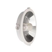 Sotano Retro vochtbestendige lamp, wit, Ø 18 cm, kunststof IP44