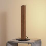 LED-houten tafellamp Teo, grenen, 42 cm, touchdimmer