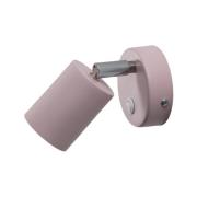 Leuke wandspot, roze, 14 cm hoog, verstelbaar, GU10
