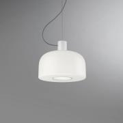 FLOS Bellhop Glas S1 hanglamp, wit, glas, Ø 33 cm, E27