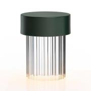 FLOS LED oplaadbare tafellamp Last Order, geribbeld, groen, IP55
