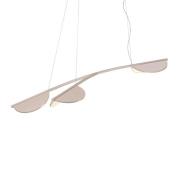 FLOS Almendra Organic hanglamp 3-lamps kort roze