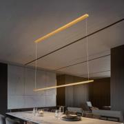 Quitani Talon LED hanglamp messing geanodiseerd 32W