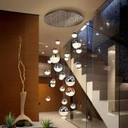 LED hanglamp Sphere, 27-lichts, meerkleurig, Ø 83 cm dimbaar