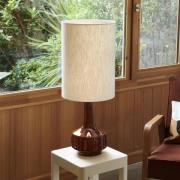 MARKET SET tafellamp Jimmy, bruin/beige, hoogte 83 cm