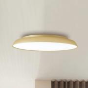 LED plafondlamp Art, Ø 45 cm, crème-goudkleurig, metaal