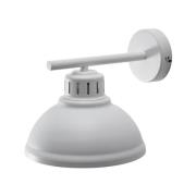Wandlamp Sven, 1-lamp, wit, staal, E27