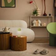 LED tafellamp Brilo unplugged Riffle, 20 cm, groen