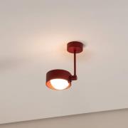 Plafondlamp Mado, 1-lamp, rood