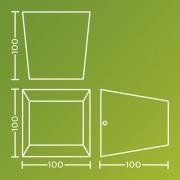 Philips LED buiten wandlamp Alix UE, antraciet, aluminium, IP44