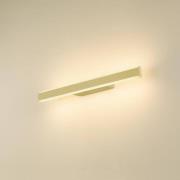 SLV LED badkamer wandlamp One Linear, 52 cm, messingkleurig