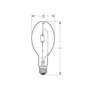 RADIUM Halogeen gasontladingslamp E40 1000W HRI-E NSC/C helder