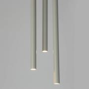 Hanglamp Sopel 3, taupe, rond, 3-lamps, staal, G9