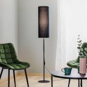 Rondo vloerlamp, zwart, hoogte 165 cm, chintz, E27