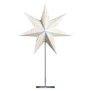 STERNTALER papieren ster, wit, 7 punten, Ø 45 cm, hoogte 70 cm