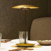 MARSET LED-batterijtafel lamp Ginger, aluminium, messing, dimbaar
