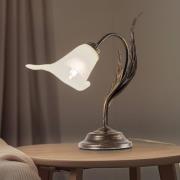 Alga tafellamp, 1-lamp, ijzer, glas, Florentijn